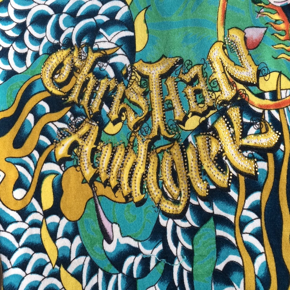 Christian Audigier Hooded sweater